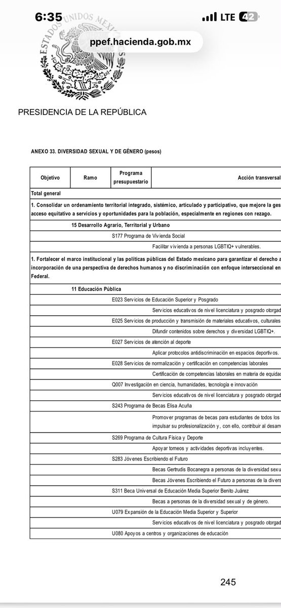 SoyCriSzis's tweet photo. Amigos, como se los informé, se implementó el Anexo 33 en el Presupuesto de Egresos de la Federación para el 2027.

"DIVERSIDAD SEXUAL Y DE GÉNERO", una política transversal para atender las necesidades de las Comunidades LGBTIQ+ en México.

🇲🇽🏳️‍🌈🏳️‍⚧️

https://t.co/ibnk1QlJV4 https://t.co/atwKZSR0I9