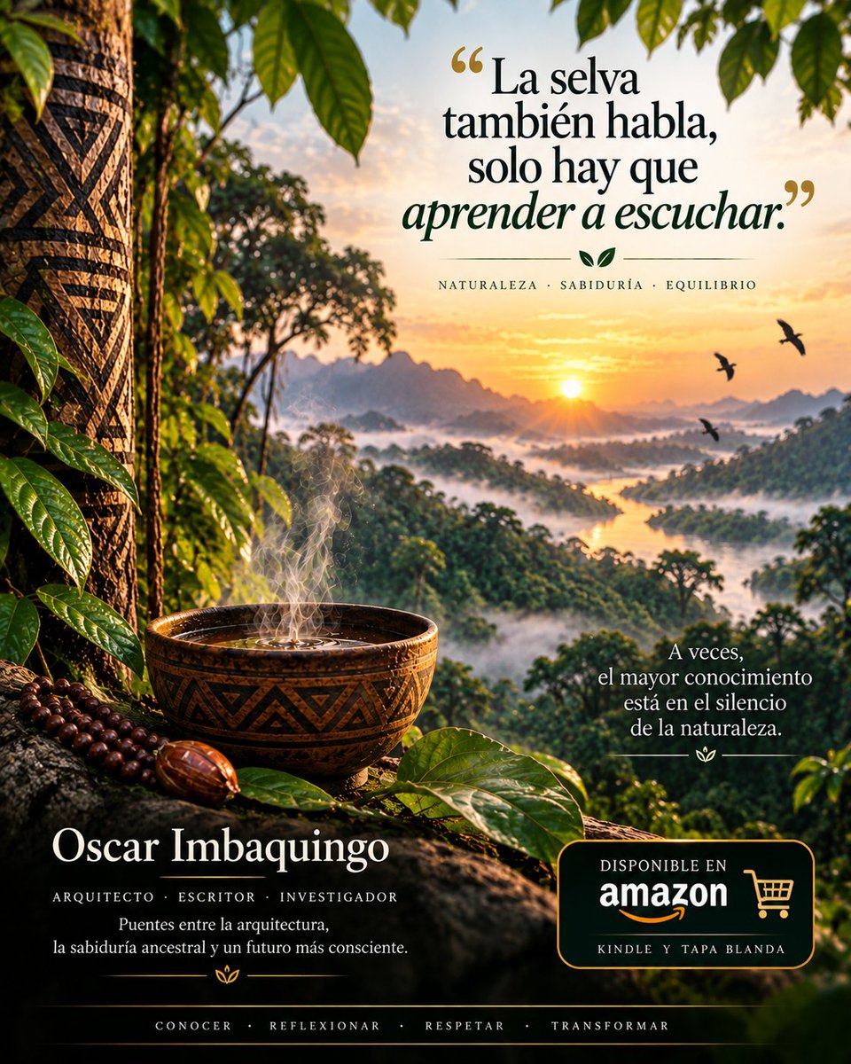 somoslatinos_es's tweet photo. 🌿 ¿Y si la Ayahuasca no viniera a darnos respuestas, sino a devolvernos las preguntas que hemos olvidado?
Vivimos buscando certezas. Queremos saber quiénes somos, hacia dónde vamos y qué necesitamos para sentirnos completos.
#amautaeditores #oscar #oscarimbaquingo #ayahuasca https://t.co/OsMbSp2zKr