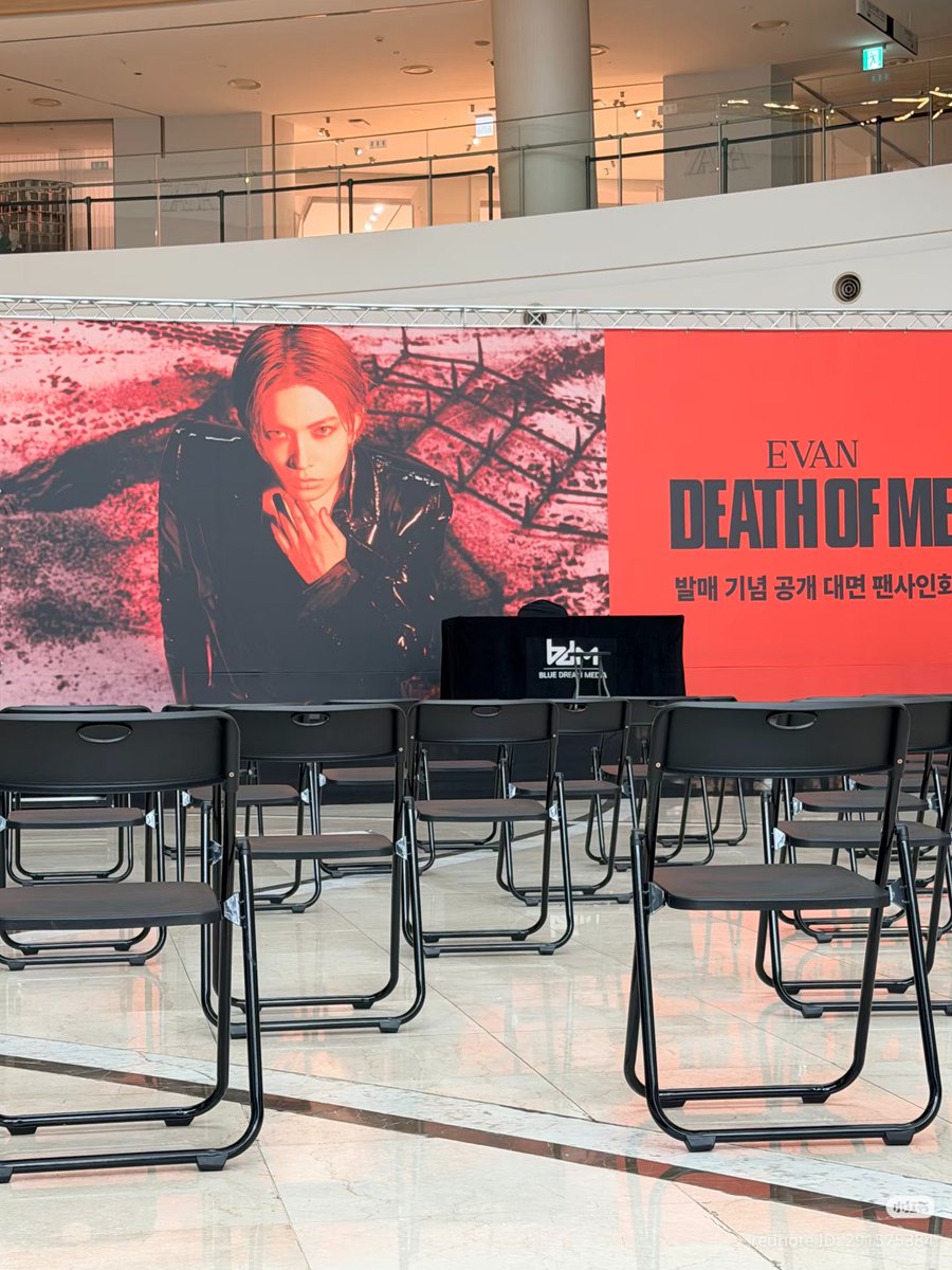 highwaymelody's tweet photo. Sneak peek of EVAN 1st Mini Album ‘DEATH OF ME’ Open Fan Signing (Blue Dream Media) today at Times Square, Seoul — 7PM KST https://t.co/qbc9MsEK2l