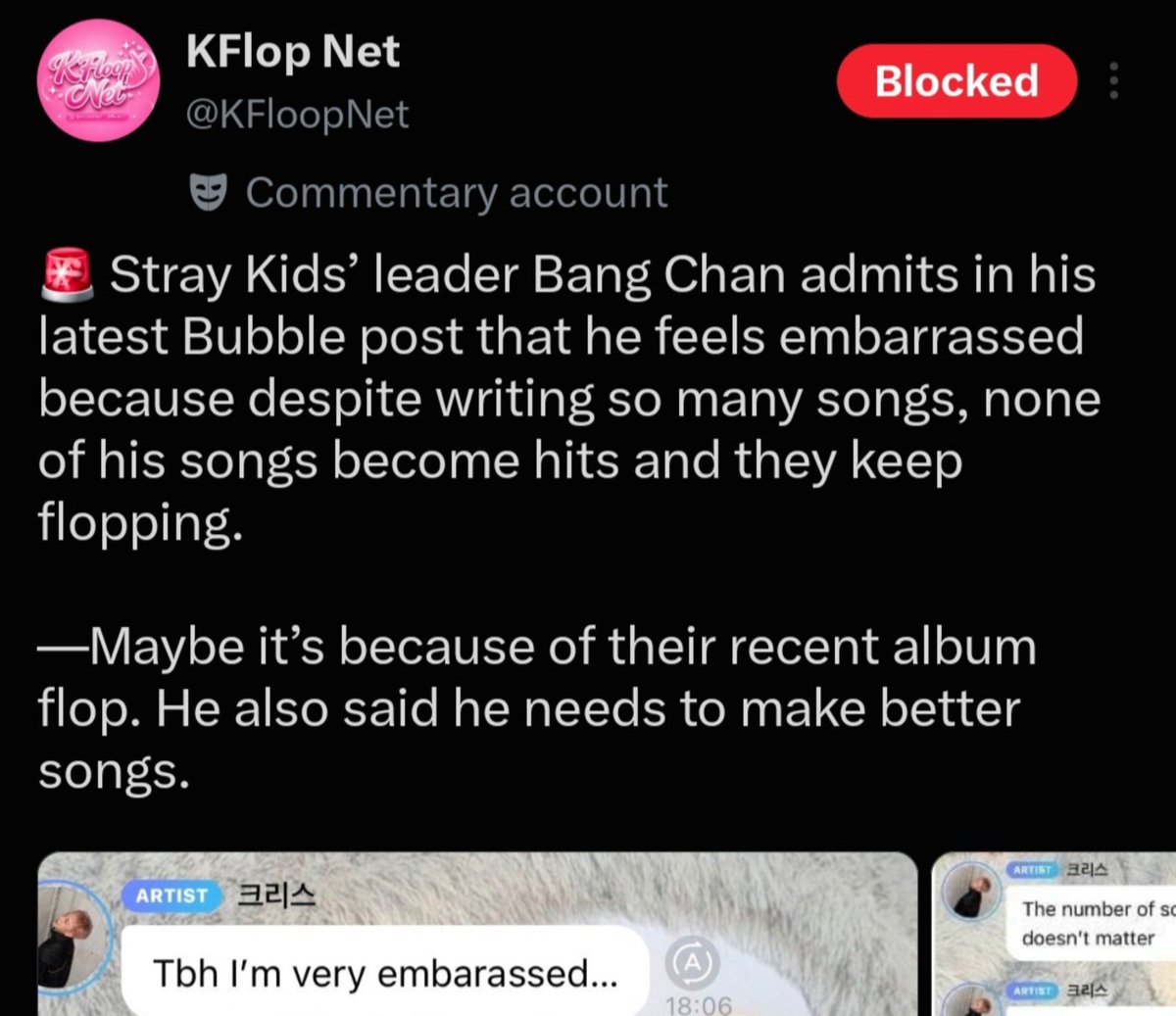 hanloverr8's tweet photo. and this is why some stays and his update accounts need to be cautious of what they share from his bbl and stop posting sc of everything he says cuz now antis are gonna use this against him and hate on him more. Please block and report 🫩
https://t.co/V9h9Po4Fsa https://t.co/E90FOnFlwL
