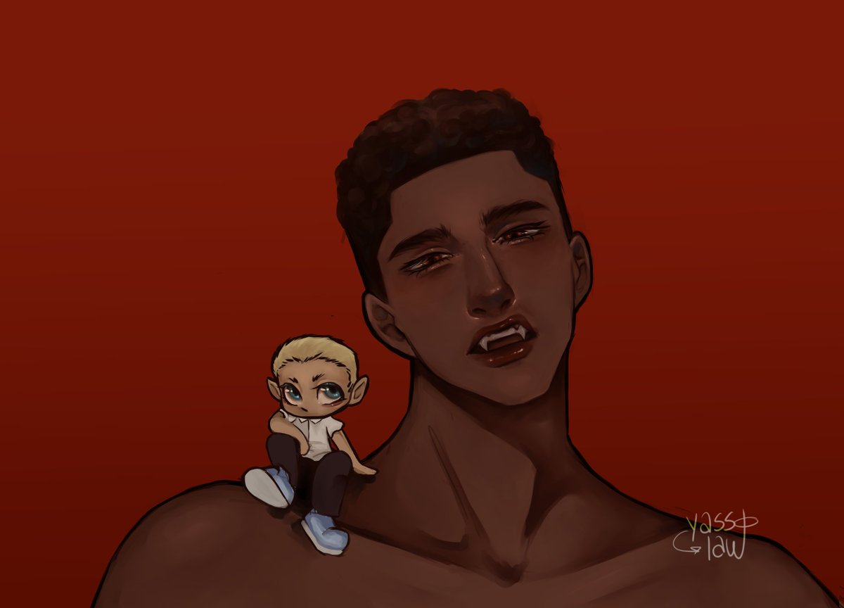 BbyYassi's tweet photo. #haalingham Vampire Au? https://t.co/oTZWL6qAnl