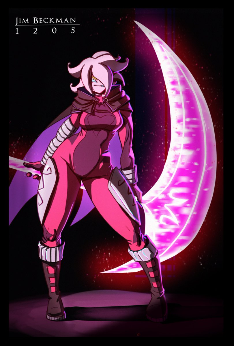 MJNBEM's tweet photo. Does having a giant glowing pink scythe making being an assassin any easier? No. Does that matter to Selfish Bem at all? Also no. Her first, and only, priority will always be to look the way that she wants. 

Art by @jimbeckman1205 

#Xenoverse #DBOC https://t.co/ObnHv8TUOf