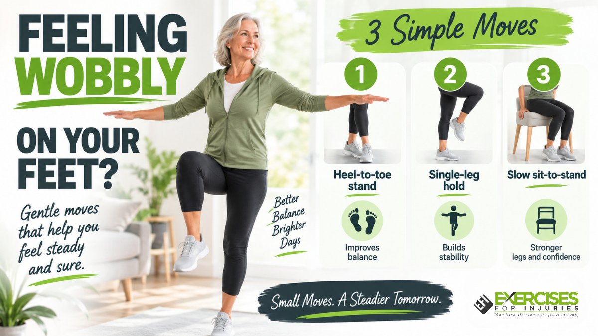 Exercise4Injury's tweet photo. Do stairs or uneven ground make you slow down? 🌿
The Balance Training Handbook shows gentle moves to help you feel steady.
Build the balance and confidence to move through your day with ease.
Get the moves here. 👉 https://t.co/9csK0g58tC https://t.co/JbmI0WaSEO