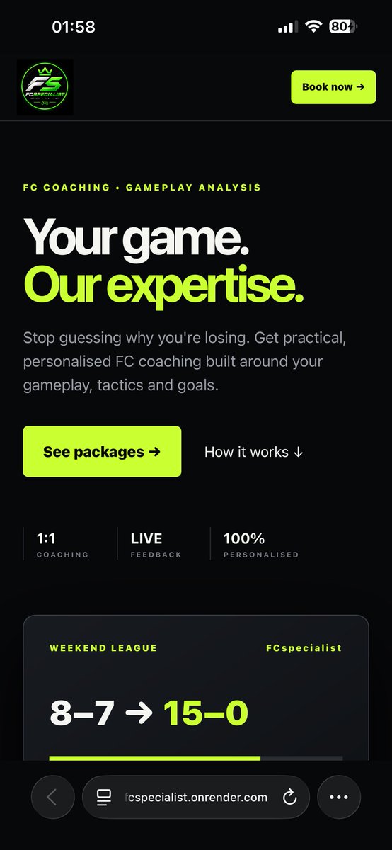 FCspecialist's tweet photo. BRAND NEW WEBSITE IS LIVE!!! go check it out 💯 #eafc #easports #gaming_news https://t.co/1cHMnSWwm4