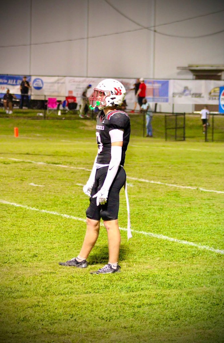 HinsonGunner's tweet photo. tough 12-17 loss. hopefully can bounce back this week. unfortunately didn’t get a look for the ball but got open every play‼️. @WideOutWhisperr @maknight3 @CoachDaniels06 @uwa_football @One11Recruiting @AL4afootball @Alabama_Varsity @HallTechSports1 @ScoutFball @RunningRoute https://t.co/YKtElW9DgT