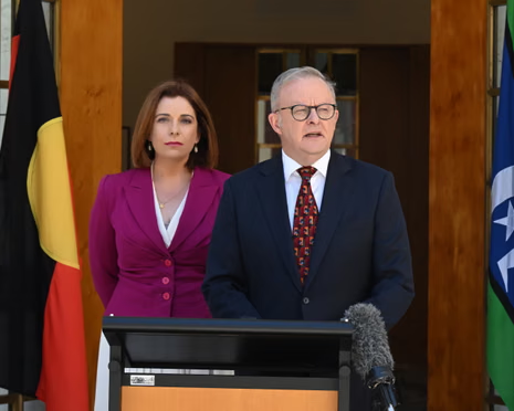 Ausbobsmit's tweet photo. The Trump administration has accused Albanese of extortion. 

Albanese thinks he can go around and bully companies, and force them to police speech. 

They've all told Albo and Anika to literally go fuck themselves. 

And where is our flag? https://t.co/sCOtPxjTUS