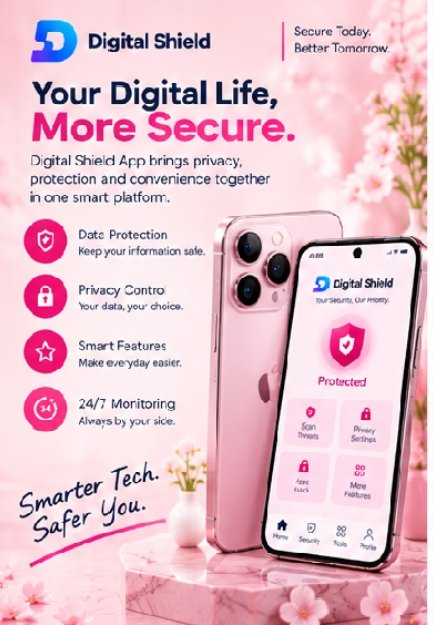 follow13jim's tweet photo. Make digital protection part of your daily routine with Digital Shield App. Enjoy a modern, security-focused experience built around privacy, useful features, and convenience, so you can navigate the connected world confidently. #DigitalShield #DigitalSafety #Security https://t.co/HGfEsAvNBx