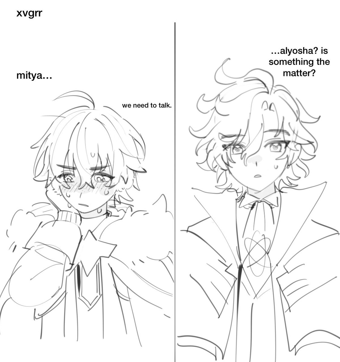 xiaoventiggrr's tweet photo. most cringe thing ive ever made 😭 1/2 #mityosha https://t.co/6mR9Z0xSIT