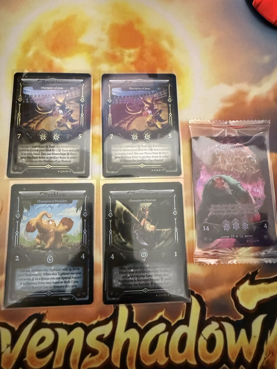 Sevenshadow7's tweet photo. @Elestrals I think my pulls were pretty solid! https://t.co/hyYp2AgHsW