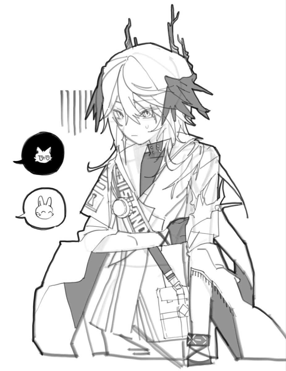 Dazitalee's tweet photo. 혼나는 로고스 #Arknights #明日方舟 https://t.co/ceJwQzO2bB