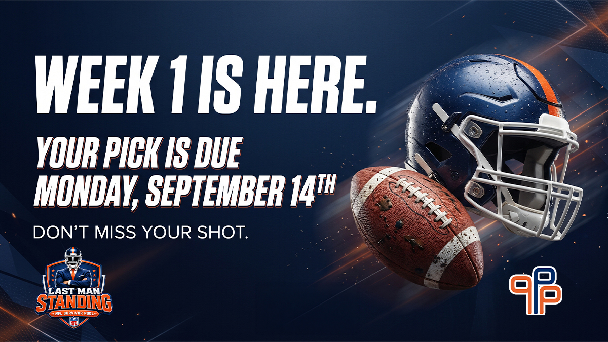 priceperplayer's tweet photo. Week 1 is here. 🏈
You’ve got until Monday, September 14th to make your pick.
Don’t wait. Make your move.

#NFL #Football #SportsBetting #NFLSeason #LastManStanding https://t.co/GGyptGDyTW