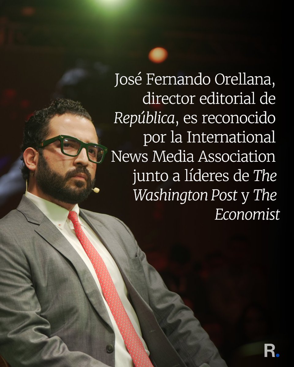 republicagt's tweet photo. 🏆 República se abre espacio entre los referentes del periodismo mundial. José Fernando Orellana, director editorial de República, fue reconocido por la International News Media Association (INMA) entre sus “30 Under 30” 2026, en la categoría Liderazgo de Redacción.

🌎 República es el único medio centroamericano, el único guatemalteco y uno de solo dos medios hispanoamericanos seleccionados. Un reconocimiento que coloca a Guatemala junto a medios como The Washington Post y The Economist. https://t.co/ynTkNY73q5