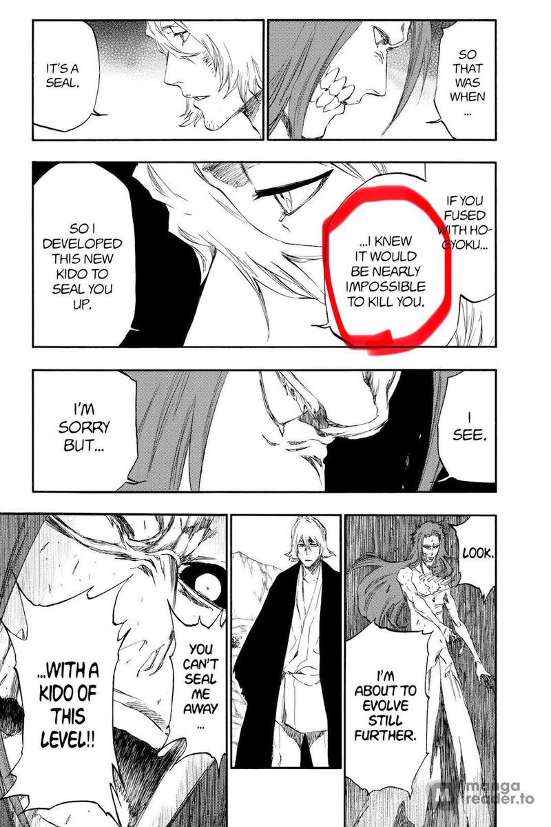 ThickCalvedSage's tweet photo. Aizen can be killed, it’s just really hard, as is the case with Madara. 

Btw, the way Madara died is he had the power which made him immortal was stripped from him 💀 It would be like if the Hogyoku was stripped from Aizen. https://t.co/hTdV9pfI9c