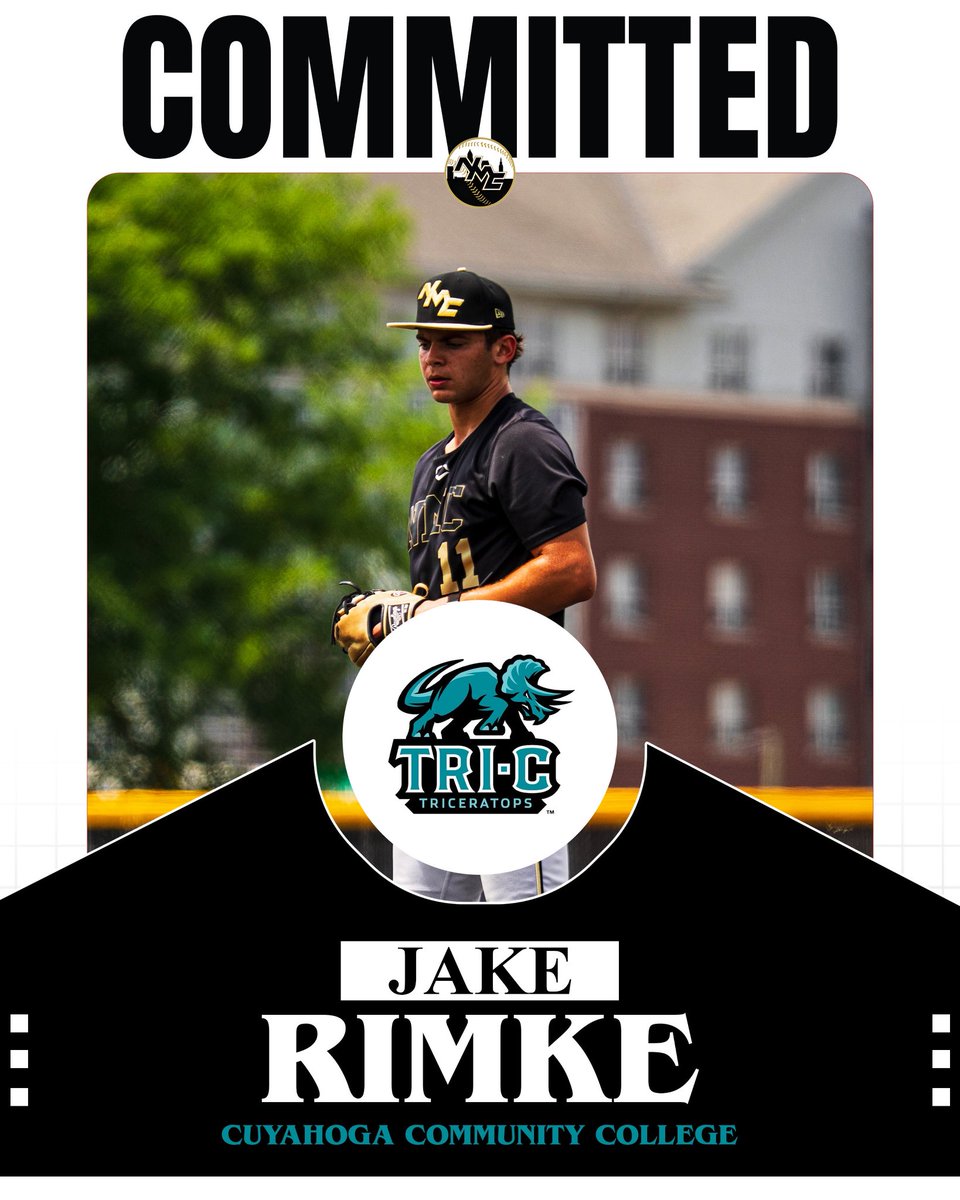 NMCBaseball's tweet photo. 2027 RHP Jake Rimke commits to Tri C! https://t.co/rllAsrlvMw