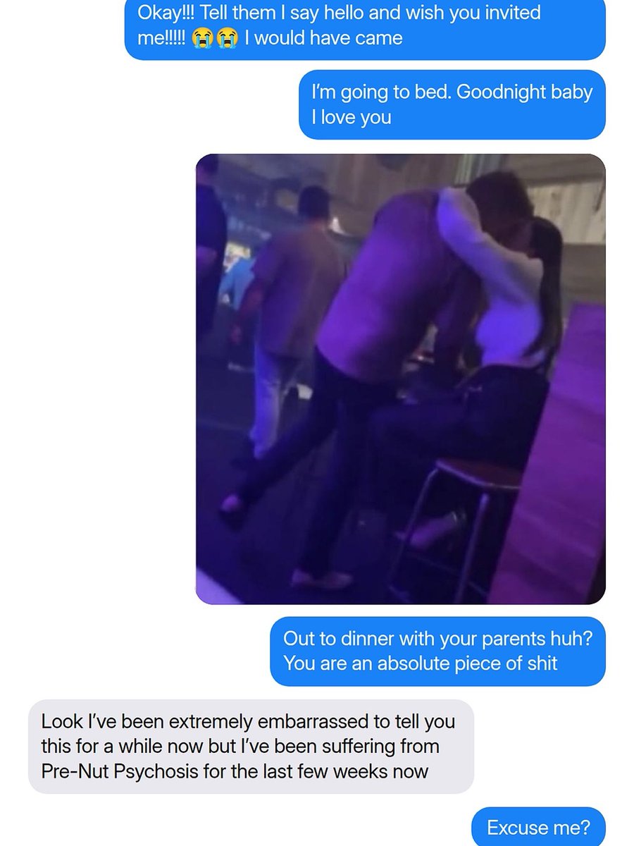 truestromancesj's tweet photo. He didn't mean to cheat. It was the pre-nut psychosis that made him do it. https://t.co/CzOGl3qChG