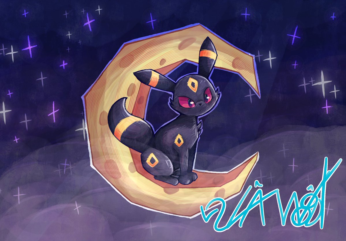 la_mooby's tweet photo. Umbreon!
#Pokémon https://t.co/2JomMFcP6S