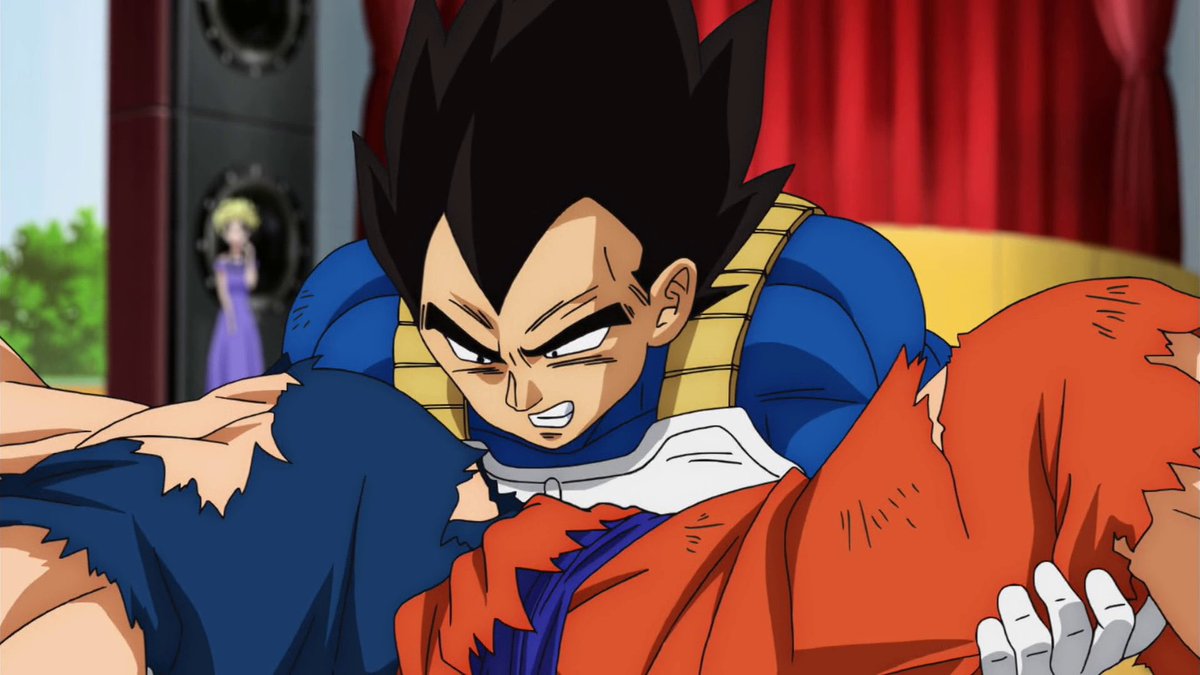 gokusbian's tweet photo. goku’s body is built so crazy here the arched back n perky titties sorry ik he’s dying or whatever but body tea girl https://t.co/E62rR6uN82
