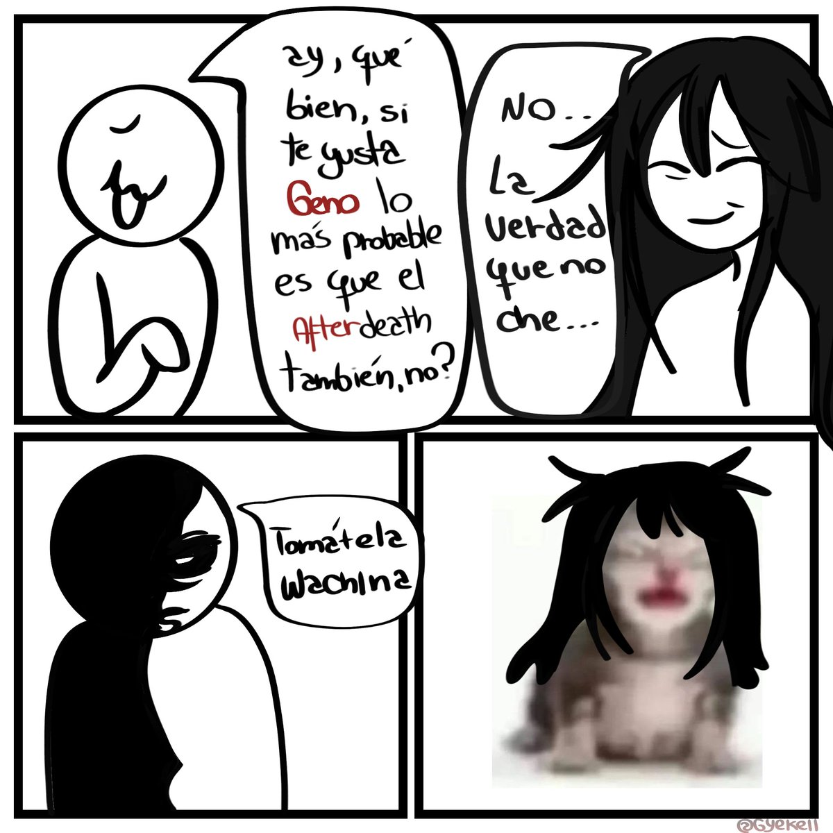 gyekell's tweet photo. yo nunca fui de aportar nada en un fandom pero cada vez que hablaba de Geno con alguien era esto JAJAJAJ

NO ME BANCO A REAPER NO VOY A PEDIR PERDÓN DE NADA

#afterdeath #shitpost #undertaleau https://t.co/CM3XA0yULS