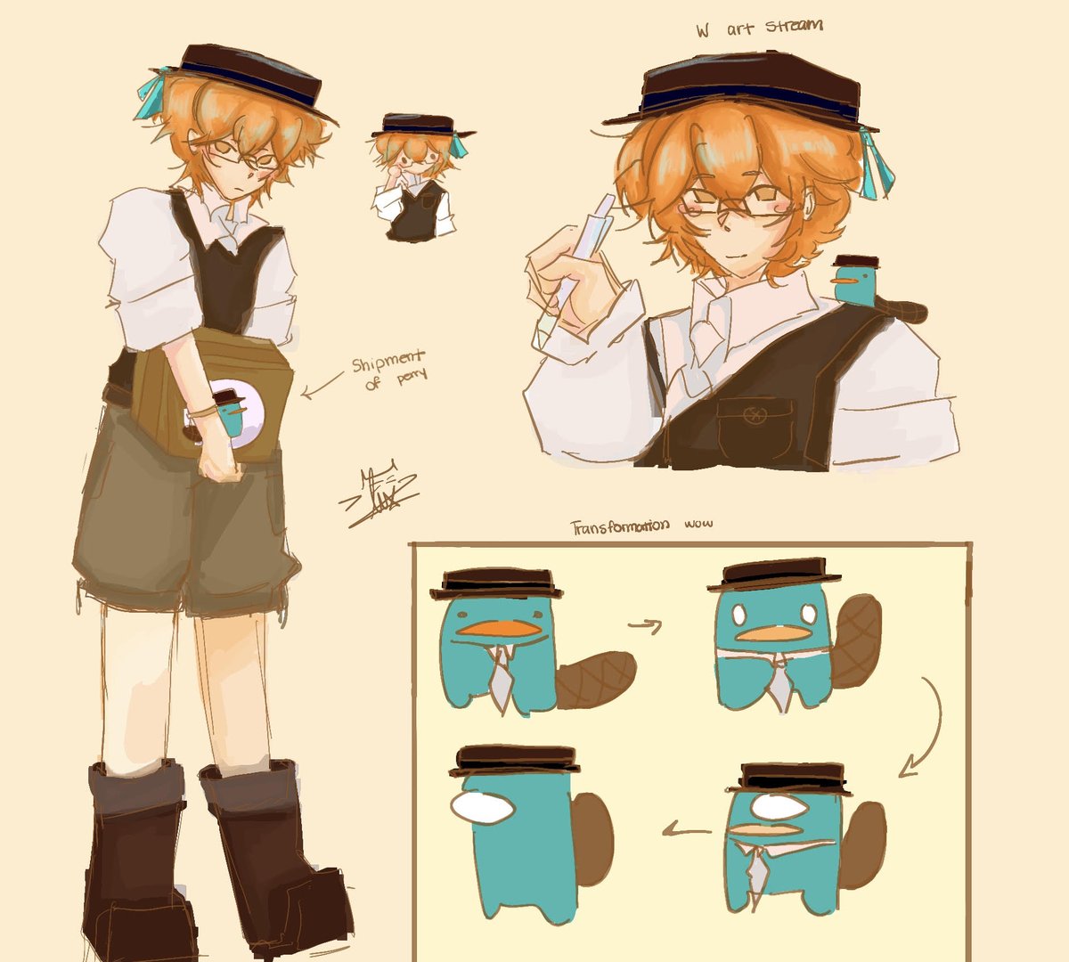 PickleCatty's tweet photo. Hello minimum effort doodles ToT #badgamerfanart https://t.co/iJ9p4jDKc4