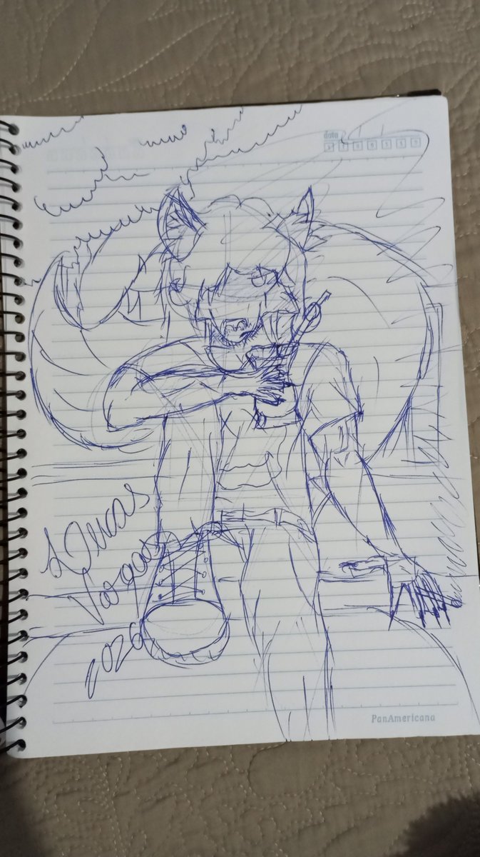 VARGASLIESCH's tweet photo. gostei do meu último desenho então decidi fazer um esboço de outro porque tava sem lápis rsrsrsrs.

Apenas minha provável fursona de boas tomando chimarrão e dando uns trago de marlboro.

#furryart #furry https://t.co/ZTbYkjwp63