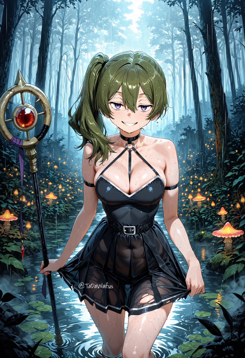 TaDaWaifus's tweet photo. 🌧️ Rainy Week - Day 2  ☔

“Rain’s nice. You should stand closer.” 

#Ubel #ユーベル #Frieren #葬送のフリーレン #SousouNoFrieren #AnimeArt #AIArt #waifu https://t.co/naxDh1ezIz