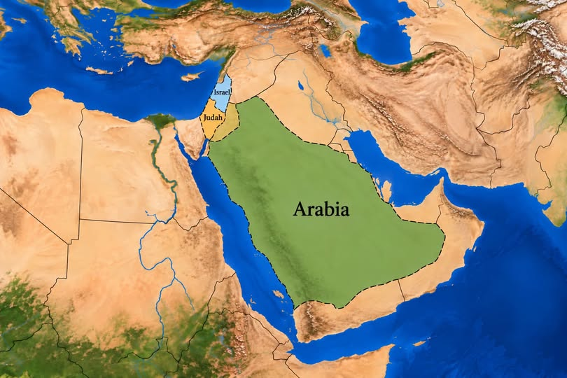 ImtiazMadmood's tweet photo. Jews are from Judah (Judea). Arabs are from Arabia. It’s not that complicated.

In the 7th century, Islam emerged in Arabia, and the early Muslim armies began one of the most rapid military expansions in history.

They conquered vast territories across the ancient Middle East, including lands inhabited by peoples with ancient identities and civilizations, such as Jews in the Land of Israel, Copts in Egypt, Assyrians and other Christian communities in the Levant and Mesopotamia, and Persians in Iran. 

Over the centuries that followed, Arabic and Islam became dominant across much of the region.
Within a century of the rise of Islam, the Muslim conquests had expanded far beyond Arabia, across the Middle East, North Africa and Persia, and into southern Europe and parts of Central and South Asia.

So to say that Jews are colonizers in Judea, while Arabs are an “oppressed indigenous community” in Judea, is simply not an accurate description of the region’s history.

Image: Illustration showing the rough boundaries of the ancient territories.
The Nation of Israel Lives