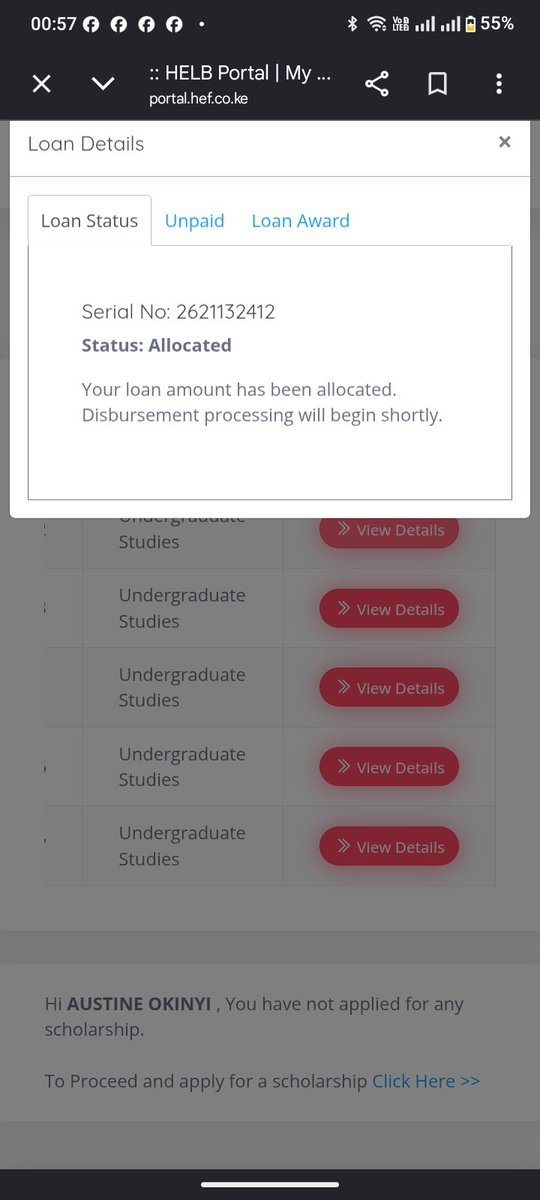 Austine_Kee's tweet photo. @HELBpage When is this money disbursed, l have shared a letter from the dean confirming that am still in session huko dm, please proceed with this disbursement https://t.co/VgQaNmHw53
