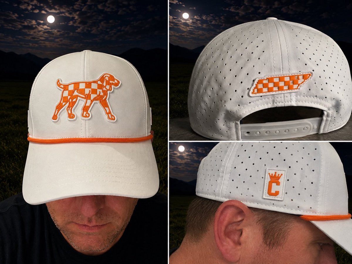 Crumdawg23's tweet photo. @AD_DannyWhite I’m Josh Crumley, founder of Crumley Standard here in Knoxville. Tennessee football has been part of my family for generations, and that history inspired The Six—our checkerboard Bluetick hat.

I’d be honored to put one in your hands and get your honest opinion. https://t.co/yEfFUtwm9c