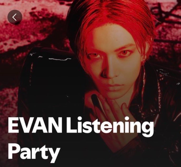 evanfolder's tweet photo. EVAN's Spotify listening party is live! Premium users join now!!

🔗 https://t.co/kzqoTv0Pat

#EVAN #에반 #HEESEUNG #희승 https://t.co/plarBrLBrU