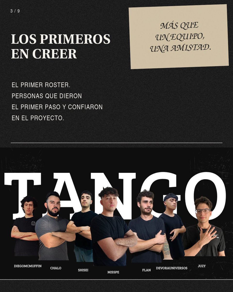 TangoEsport's tweet photo. Hace un año TANGO era apenas una idea.  No había roster, camiseta, resultados ni una historia que contar. Solo existía la intención de construir algo propio y hacerlo desde Rosario. https://t.co/idcgWTp4bb