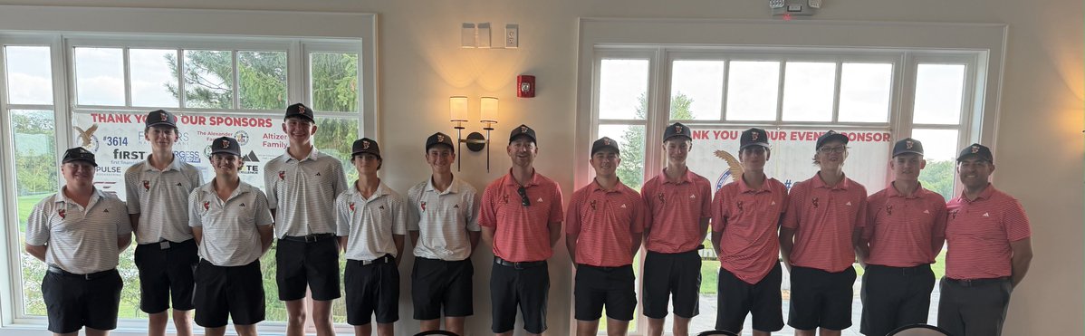 EaglesGolfBW's tweet photo. Beautiful day out at NorthStar for our Invitational.  Eagles shoot 300, their best score of the season, and finish in a tie for 2nd!  Anthony Castiglione led the team with a 72, Jake Nieset with a 74 and Spencer Rice 75. 
#APPRECIATE https://t.co/XBaoJKSFbT