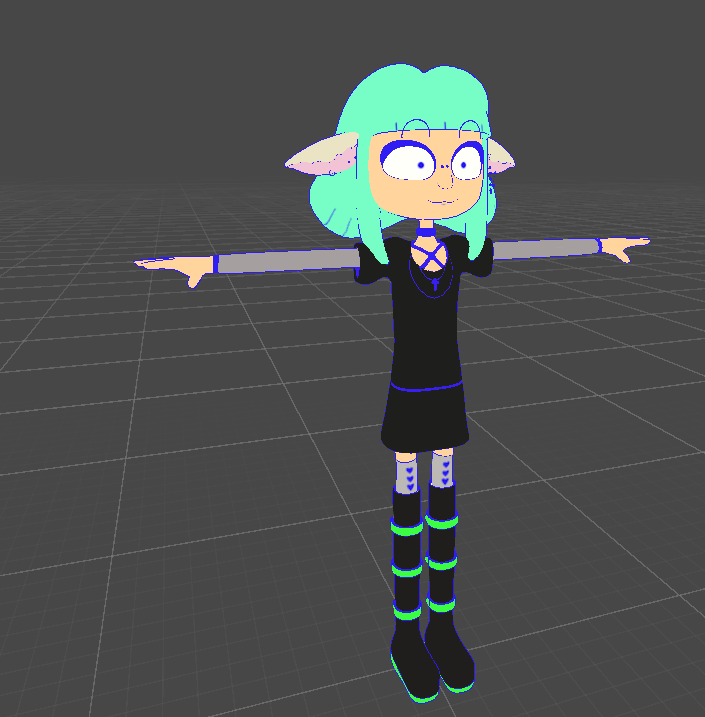 3dgammer's tweet photo. #3d #blender #vrchat #lsp #WillowLSP #Willow
Made a model of Willow from Lesbian Space Princess, I thought it would be cool to make a model since I haven't seen any around yet. Still deciding if ill upload the model files but it will be in VRC! Photos taken in Blender and Unity! https://t.co/45kvPLtm2Q