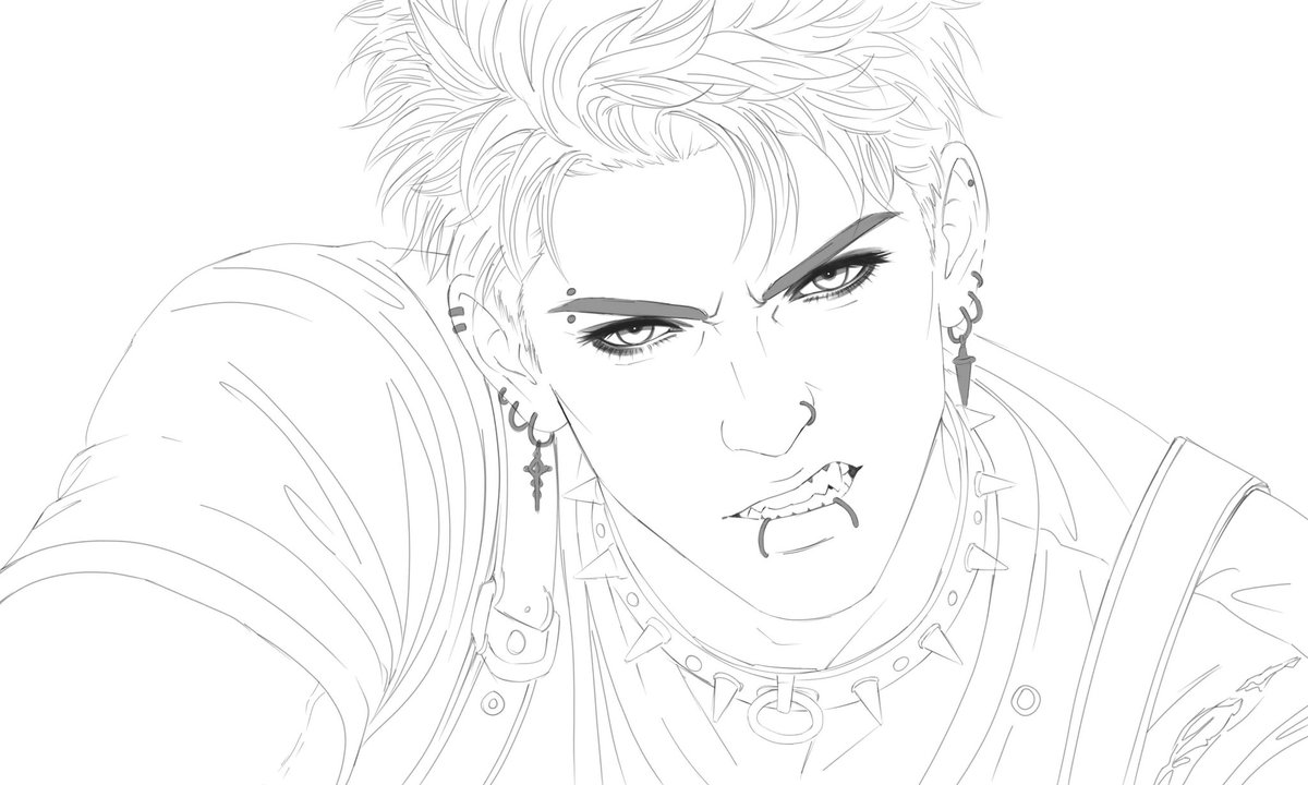 ryuu_sun92's tweet photo. Idk, I needed to see him angry…I feel like I need an angry Valko..
Honestly he SHOULD be angry 
#wip #valko #punkvalko #loveanddeepspace https://t.co/NaERRbZbN4