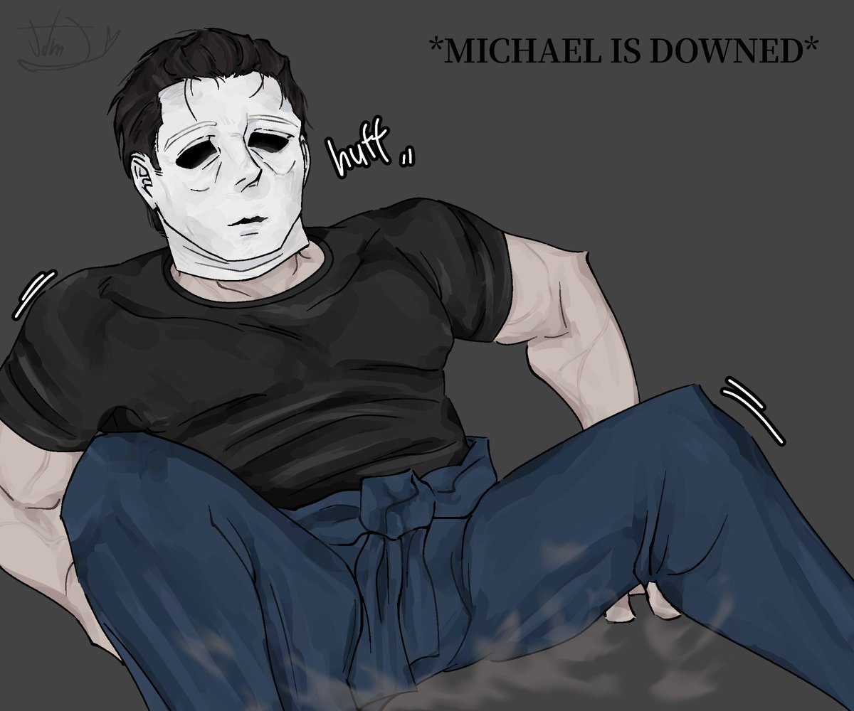 JohnLunacy's tweet photo. “get off my face Mikey!”

#halloween #halloweenthegame #michaelmyers #art #fanart https://t.co/o2C4Y4ZyMb