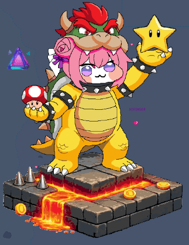 Darkyoshi0007's tweet photo. And the great Queen Doro Bowser is finally finished. I really loved making it—especially the base, as it looks incredibly detailed, and I love how the lava turned out. But the Queen doesn't come alone; she always comes with her "son" and her minions.
#wplaces #doro #doroland https://t.co/WgdTyCPDas