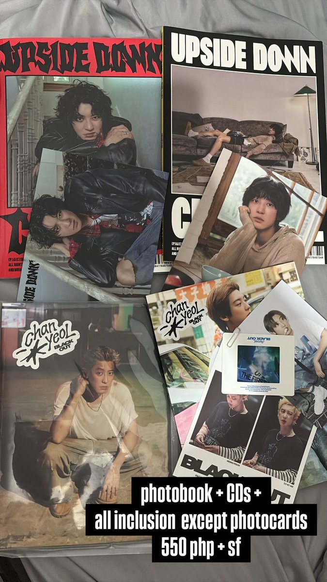 hwangdhanii's tweet photo. WTS LFB

CHANYEOL Albums
Photobook + CDs + inlusions except photocards!

550 php + SF via JNT

#chanyeol #kpop #yeol #album #wts https://t.co/rCmhurzLzp