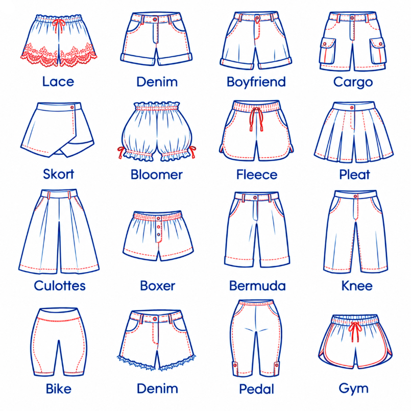 ChromaFlowx's tweet photo. types of shorts! https://t.co/KLQkQPf28G