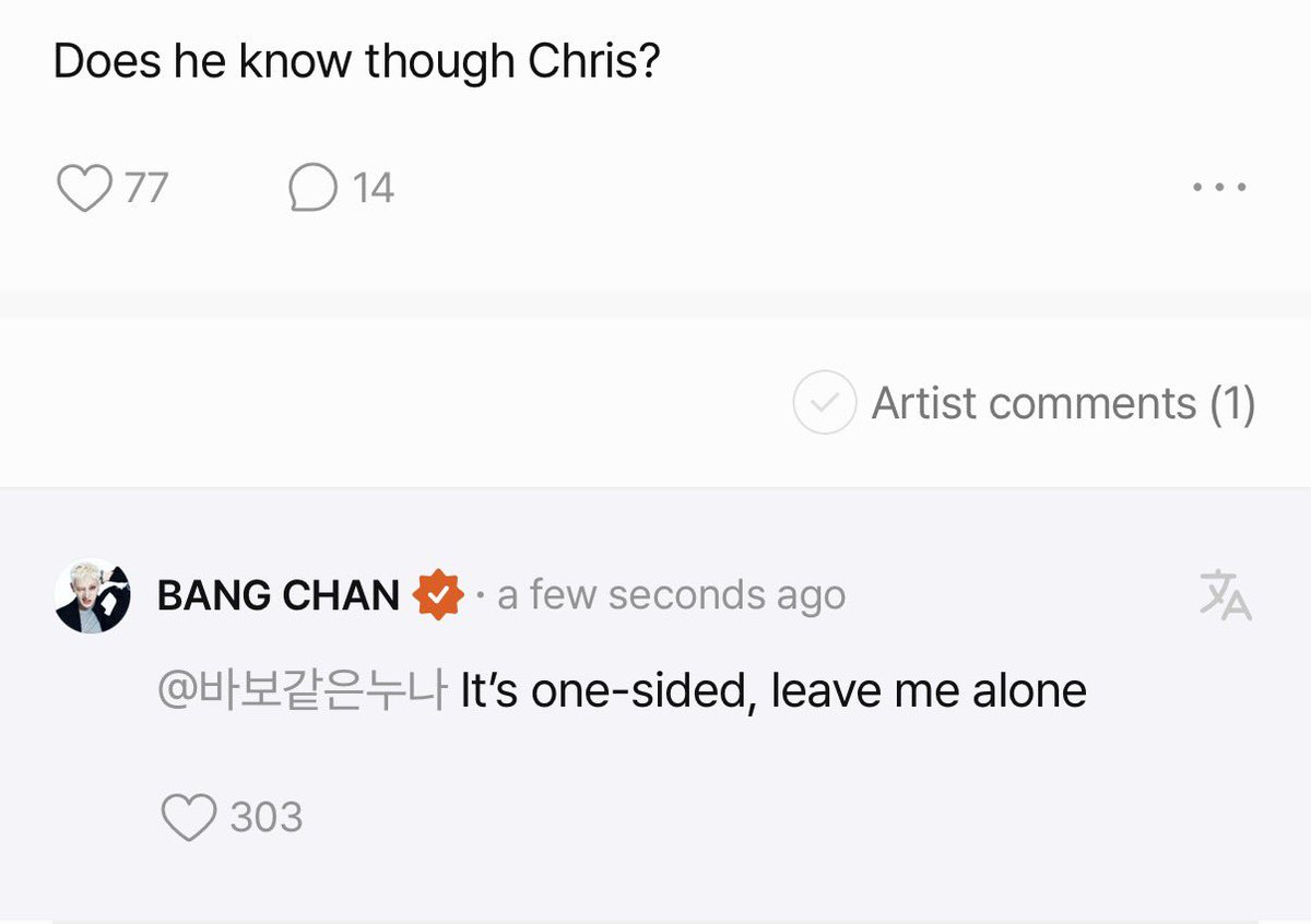spearhyunnie2's tweet photo. 💬: oh my goooooosshh!! why are you so handsome?! i'm going to cry! 😭😭
🐺: back off, that's my wife

💬: does he know though chris?
🐺: it's one-sided, leave me alone

MINCHAN ARE MARRIED (EVENTHO IT'S ONE-SIDED) 😭 https://t.co/qRIzTnb4cO