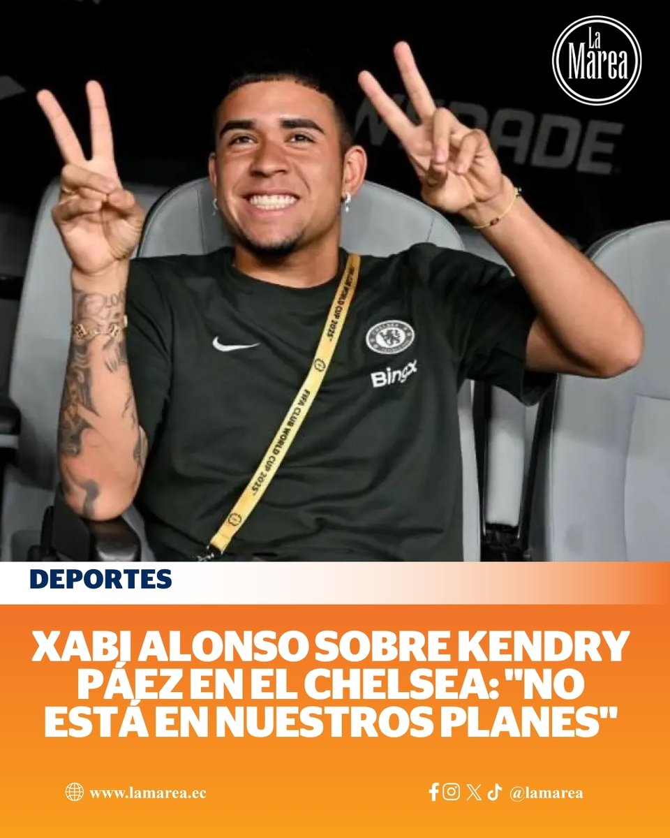 LaMareaec's tweet photo. #Deportes | El entrenador del Chelsea confirmó que Kendry Páez no será considerado para el primer equipo ► https://t.co/QbcrztPrKX https://t.co/ADdJyIrds5