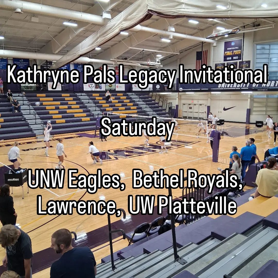 EricSvensk5's tweet photo. Pictures from last weekend's Volleyball Tournament Kathryne Pals Legacy Invitational at UNW Eagles https://t.co/D0uIVSNRGF