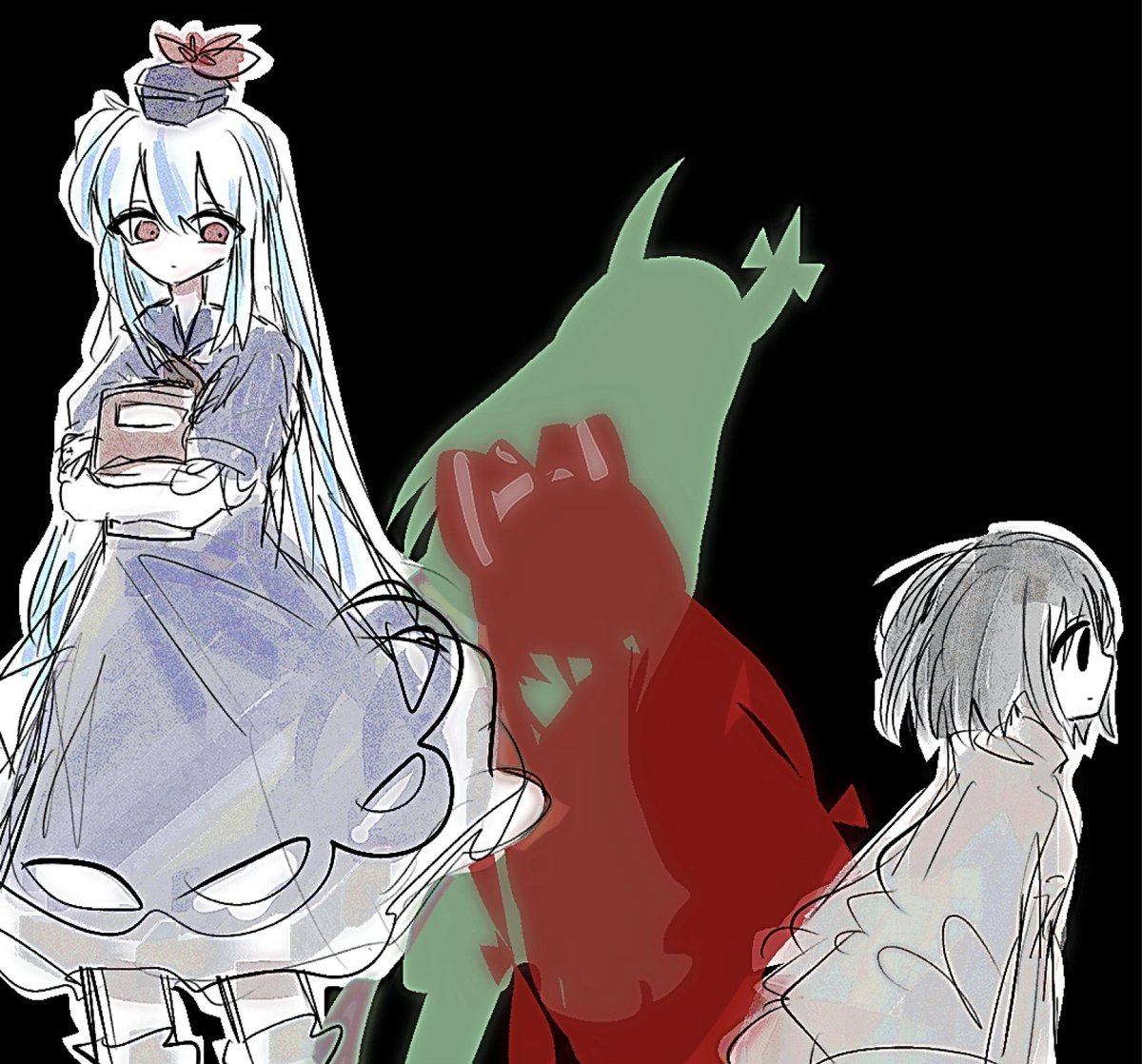 ReimuxSanae_S2's tweet photo. もこけーね  모코케네 https://t.co/IszvW7f15F