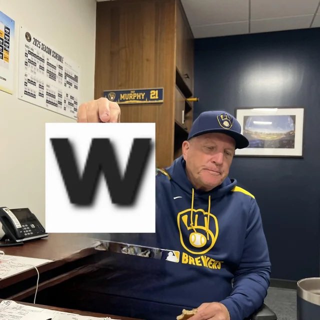 MatthewMKE98's tweet photo. One of, if not the most electric wins of the season for the Brewers tonight

Down 1-0 early, down 3-1 on the final out, then the Chourio homer, the Mitchell double play, and the walkoff by Luis Lara for win number 90

WHAT. A. WIN https://t.co/qea1haGikQ