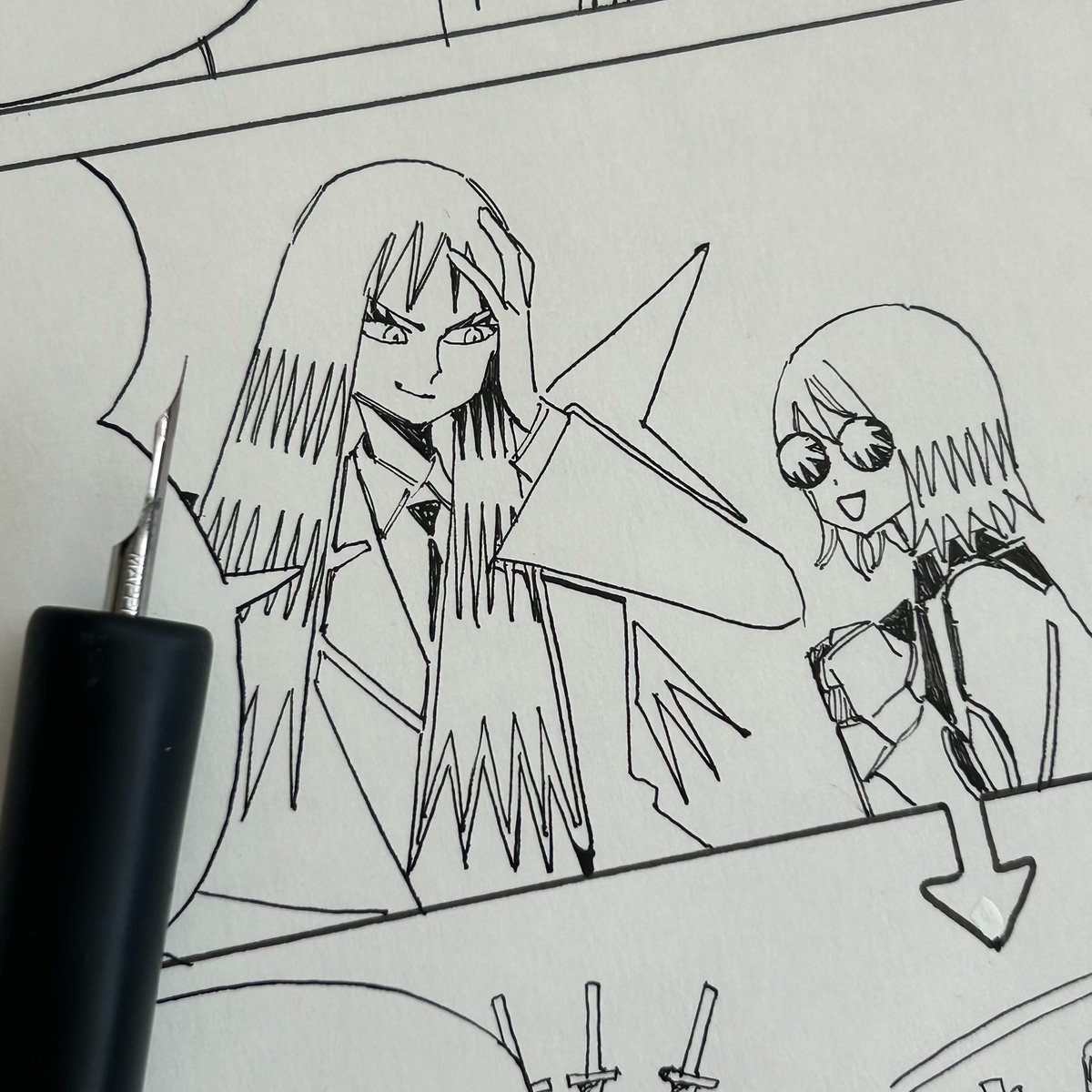 90mn_a's tweet photo. 描いてます😈 https://t.co/z0BngmvN0B