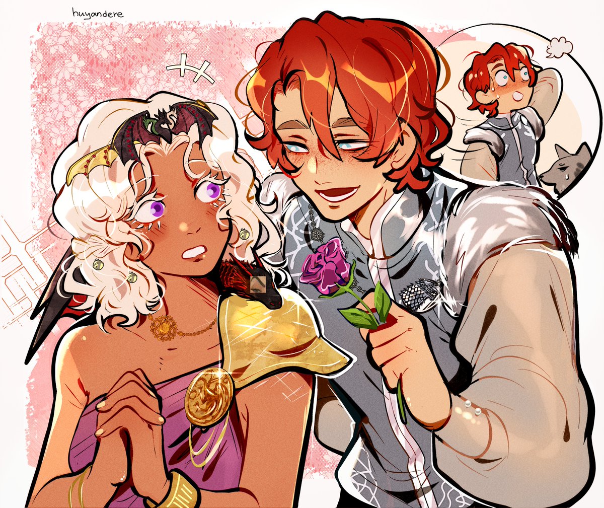 huyandere's tweet photo. wolfstorm / robbdany #asoiaf https://t.co/JSdQ1vwA5r