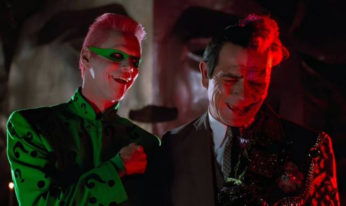 the_whar's tweet photo. This is lowkey Riddler and Two-Face but you didn't hear that from me.. https://t.co/MAho7NeZAp