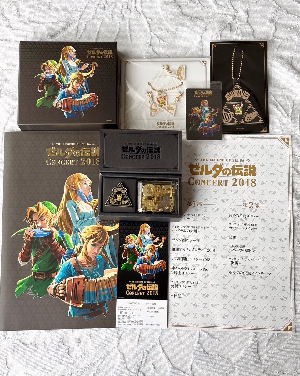 keromaru06's tweet photo. ゼルダ40周年のコンサート嬉しすぎて2018年のときのグッズひっぱり出してきた✨

このときの最後の曲が最高の選曲で大号泣した記憶ある😭✨ https://t.co/WiT4SLueqV