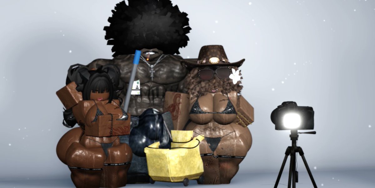 MsJoyWitherrsss's tweet photo. Chocolate photoshoot!! With @jelocons  and his wife!! (I thinkk...) 

︀︀#rr34 #robloxporn #robloxcondo #robloxr34 #nsfw #blacked #nsfwtwt https://t.co/cTaaMeNiXC