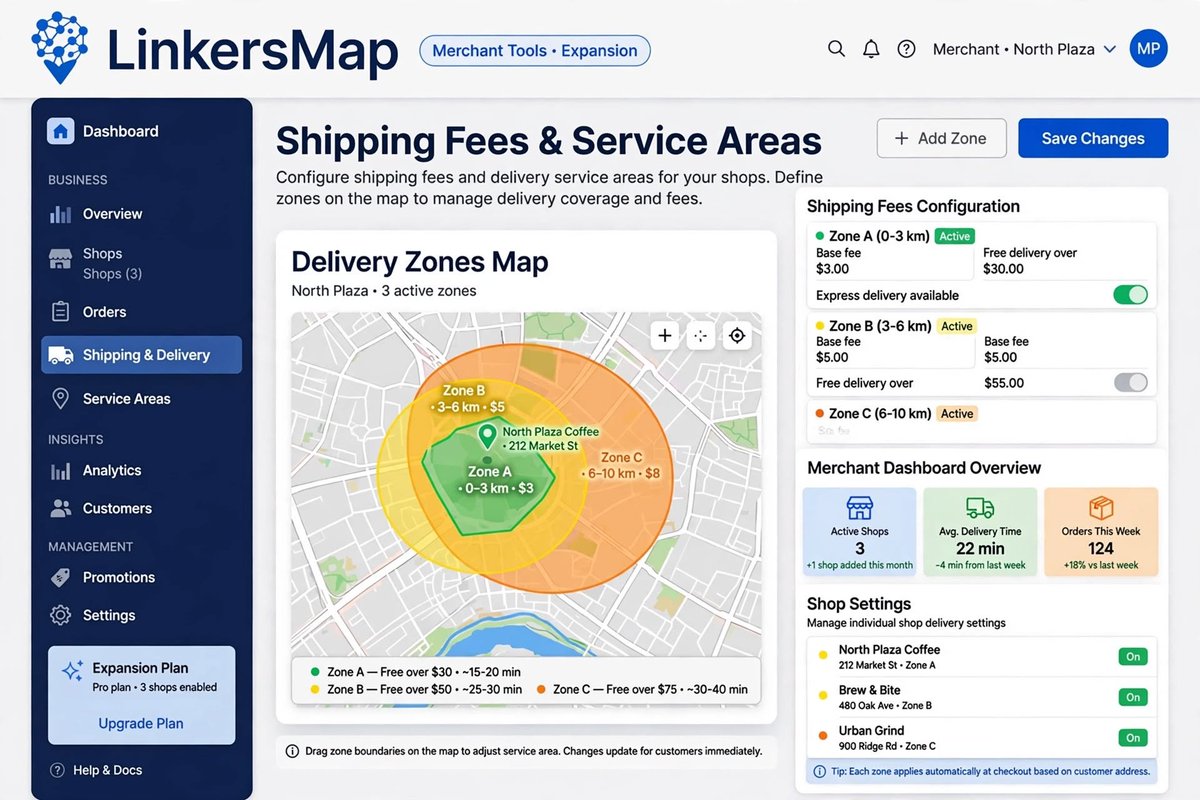 Deviprasad38290's tweet photo. 🏪 More flexibility for merchants with LinkersMap!

Businesses will be able to define their shipping fees and supported service areas.

Together with smart contract-based payment logic, these tools can support more practical commerce within the InterLink ecosystem.

#InterLink https://t.co/WphrSSFnzl