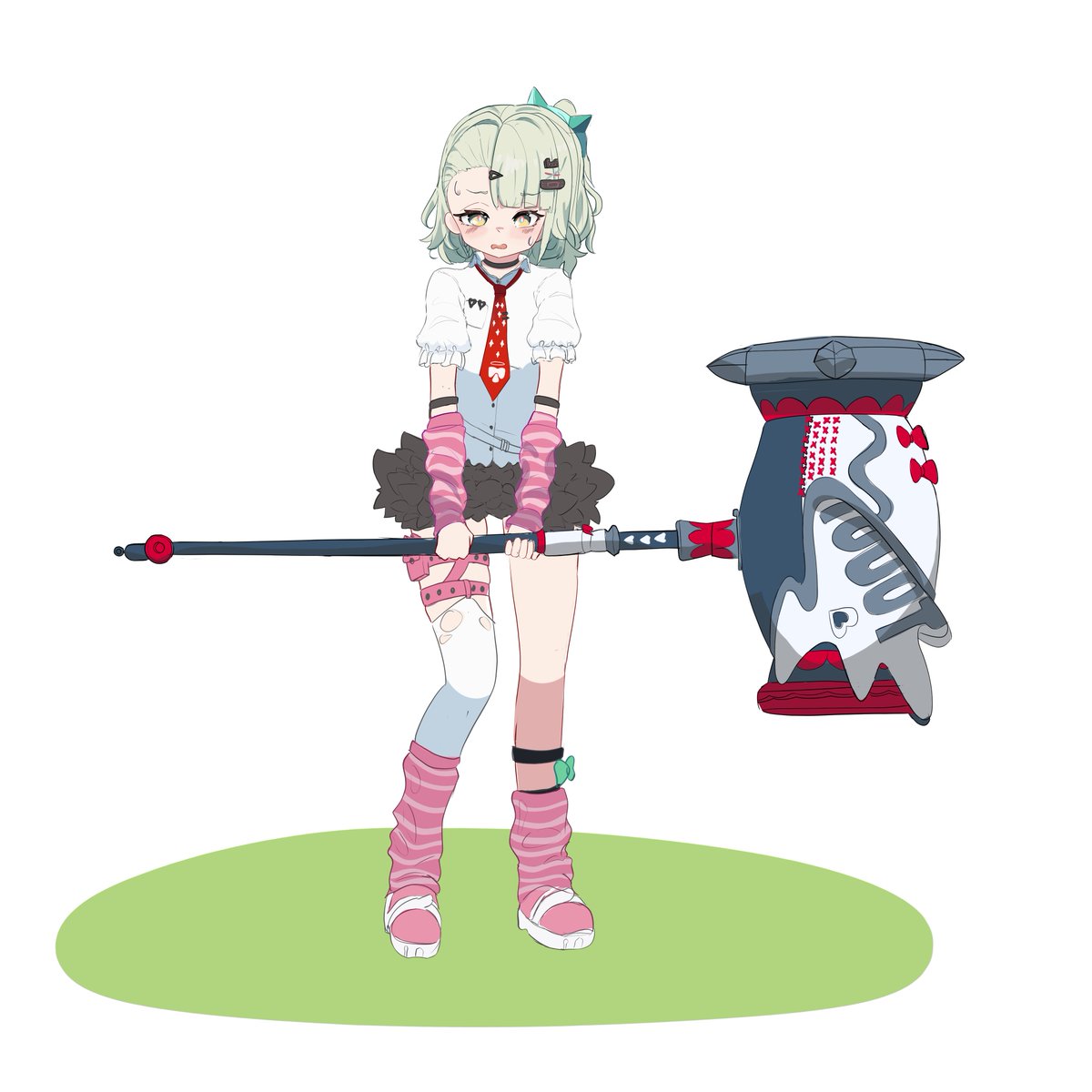 pixelattew's tweet photo. Week 4 - Sunna with a bigass hammer https://t.co/Yht1JeueHv