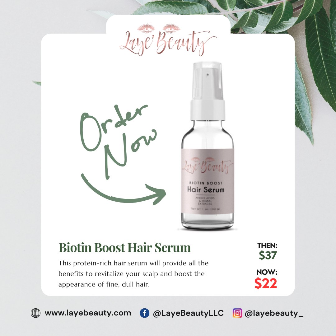veh_tuca's tweet photo. Transform your hair with Biotin Boost Hair Serum—now 40% off. Nourish your scalp for smoother, stronger, shinier, fuller-looking hair. Just $22, while supplies last. Only 10 left—tap the photo to order. https://t.co/gWHJo19aga